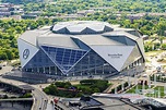 Mercedes Benz Stadium Aerial View - Atlanta GA Photograph by The ...