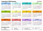 Calendario Laboral 2022 Espa 209 A Con Todos Los Festivos - Riset