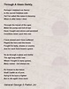 Through A Glass Darkly, - Through A Glass Darkly, Poem by General ...