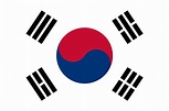 Bandeira da Coreia do Sul • Bandeiras do Mundo
