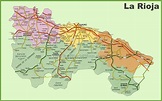 La Rioja road map - Ontheworldmap.com