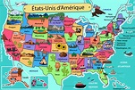 Carte des États-Unis d'Amérique à imprimer - Lulu la taupe, jeux ...