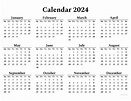2024 Blank Calendar Printable Pdf Version 12 - June 2024 Calendar