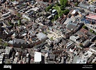 aerial view of Stafford town centre, Staffordshire, UK Stock Photo - Alamy