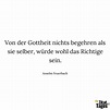 Gott zu sehen, dies ist der höchste Wunsch, der … - Anselm Feuerbach