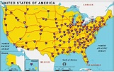 Free USA Interstate Highways Map | Interstate Highways Map of USA ...