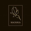 Simple magnolia flower logo illustration for real estate. Botanical ...