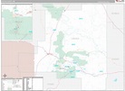 Lincoln County, NM Wall Map Premium Style by MarketMAPS - MapSales