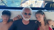 Flavio Briatore porta in vacanza i figli Nathan e Leni Klum: foto e ...