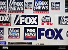A display of the Fox Broadcasting Company logos Stock Photo - Alamy