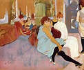 The Salon in the Rue des Moulins, 1894 - Henri de Toulouse-Lautrec ...