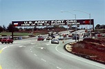 Main entrance to Fort Ord in the active 1970's | Military installations ...