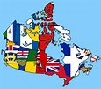 I made a Flag Map of the Provinces and Territories of Canada! : r ...