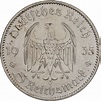Deutschland 5 Reichsmark Kirche ohne Datum 1935 A Silber vz/Stgl. 51. ...