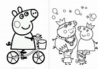 Peppa Pig para Colorir e Imprimir - Muito Fácil - Colorir e Pintar