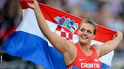 Sandra Perkovic Croatian olympic queen in discus throwing 2012 in London