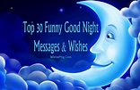 30 Funny Good Night Messages and Wishes - WishesMsg