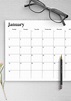 cute free printable monthly calendars organizing moms - 8 best images ...