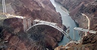 Mike O'Callaghan-Pat Tillman Memorial Bridge in Lake Mead National ...