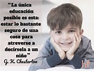 10 frases para reflexionar sobre la educación de los niños