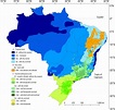 Climate classification for Brazil, according to the Köppen criteria