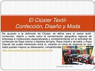 Cluster textil confección