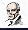 Francis crick Royalty Free Vector Image - VectorStock