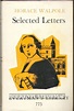 Horace Walpole Selected Letters | BoekenPlatform.nl