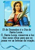 Dia de Santa Luzia Imagens, Gifs e Mensagens para Whatsapp - Recados Online