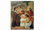 Wandbild Die Familie von Künstlern - Pierre-Auguste Renoir - Kunstdrucke