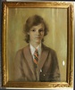 Lot - WALTER H. BROUGH (American 1890-1978) PORTRAIT OF A BOY signed ...