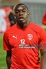 Christ Emmanuel Maouassa of Nimes during the Ligue 1 match between ...