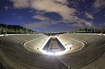 Estadio Panathenaic en Atenas, Grecia (anfitrión de los primeros Juegos ...