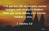 La Biblia - 2 TimÃ³teo - 2:2