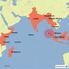 StepMap - Tsunami 2004 - Landkarte für Asien