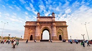 Gateway of India - a giant triumphal arch in Bombay, India