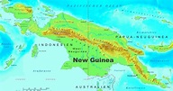 New Guinea physical map