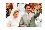 Dezenove anos do casamento real grego dos Príncipes Pavlos e Marie ...