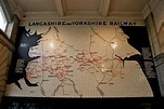 Lancashire and Yorkshire Railway map from the wall of Manchester ...