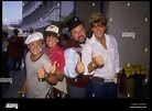 Hollywood, CA, USA; DOM DELUISE, wife and sons David, 12 and Peter ...