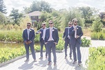 Groomsmen at the Gold Pond | Bridal party photos, Bridal party, Party ...