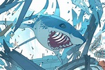 shark | Tumblr | Anime eyes, Anime, Game concept art