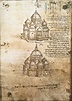 Studies of central plan buildings, 1480 - Leonardo da Vinci - WikiArt.org