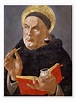 St. Thomas d'Aquin de Sandro Botticelli en poster, tableau sur toile et ...