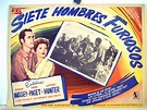 "SIETE HOMBRES FURIOSOS" MOVIE POSTER - "SEVEN ANGRY MEN" MOVIE POSTER