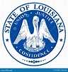 Sello Del Estado De Luisiana Stock de ilustración - Ilustración de ...