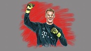 Manuel Neuer for Bayern Munich | Illustration, Illustration art, Art