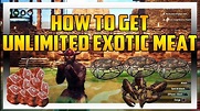 Conan Exiles | HOW TO GET UNLIMITED EXOTIC MEAT - YouTube