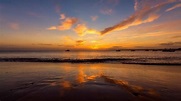 Foto gratis: tramonto, acqua, spiaggia, sole, mare, cielo, tramonto