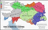 The Habsburg Empire after the South Slavic Crisis | Language map ...